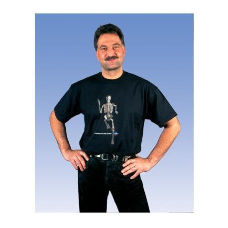 Anatomické tričko - kráčajúci kostlivec - XL