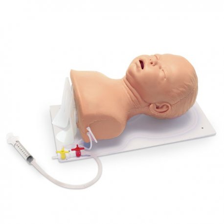 Dojčenský trenažér pre intubáciu - hlava na doske