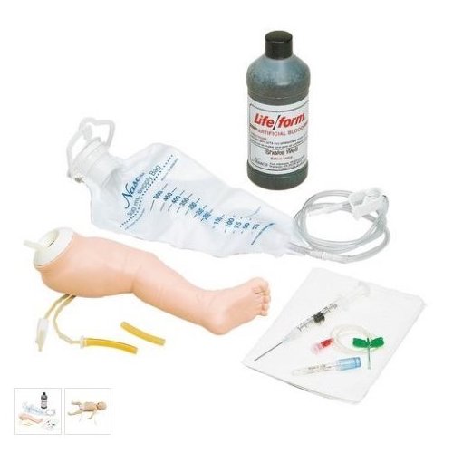 Simulátor intravenóznej infúzie - detská noha