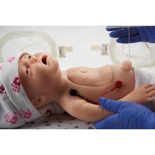 Simulátor resuscitácie novorodenca, možnosť EKG