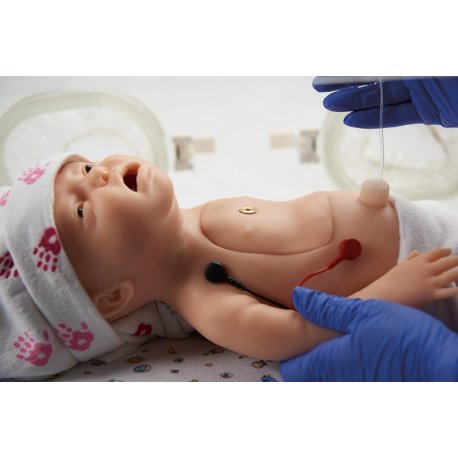 Simulátor resuscitácie novorodenca s EKG