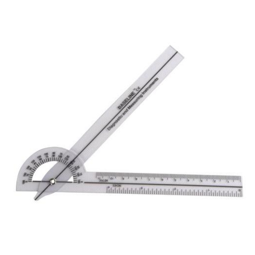 180 stupňový priesvitný vreckový goniometer - 15,24 cm