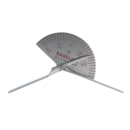 Goniometer z nerezovej ocele - pre malé kĺby
