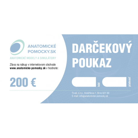 Darčekový poukaz v hodnote 200 €